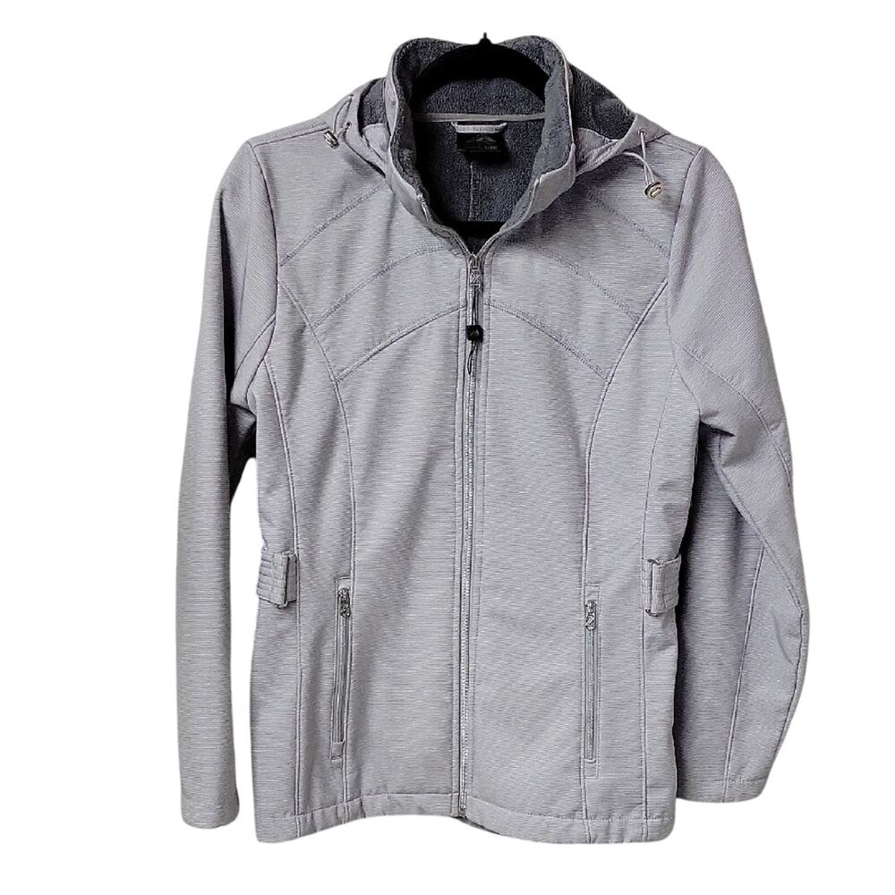 ZeroXposur Lillian Plus Lined soft Shell Jacket Grey Womens Size Small